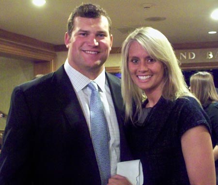 Cleveland Browns Pro Bowler Joe Thomas and wife Annie