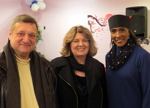 Pierre and Mary Bejjani with Jacqueline Muhammed