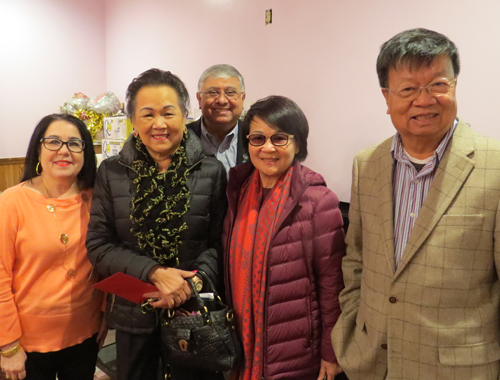 Anjan and Kathy Ghose with Gia Hoa Ryan and honored guests from Vietnam