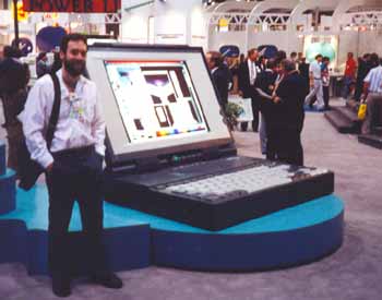 Bob Coppedge with big laptop