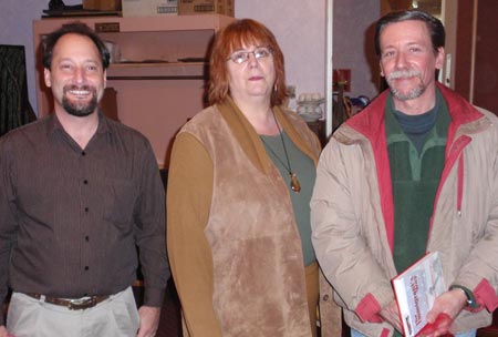 Aaron Woldman, Debbie Hanson and Brian Livaich