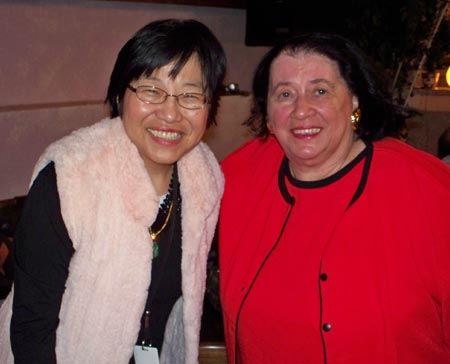 Margaret Wong and Pat Hanson