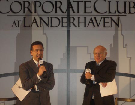 Michael Settonni and Harlan Diamond at the Corporate Club January 15, 2009