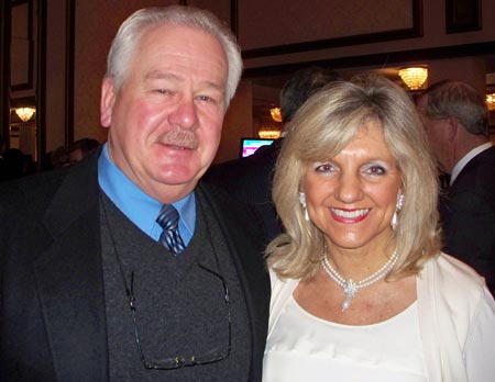 Cleveland Browns Don Cockroft and wife Barb