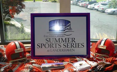 Summer Sports Series at Landerhaven sign