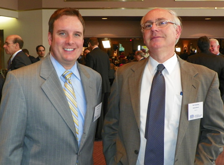 Cory Jackson of WKYC and Ted Ginsburg of Skoda Minotti