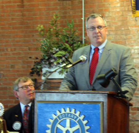 Jerry Smith of Cleveland Rotary Club