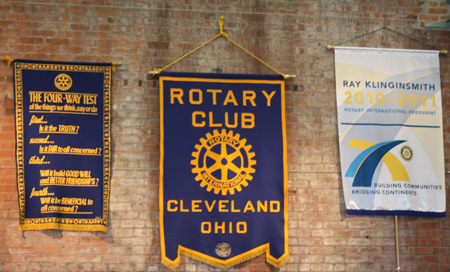 Rotaty Club of Cleveland banners