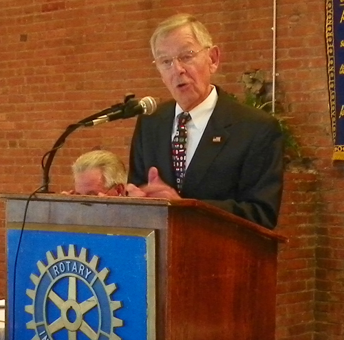 Sen George Voinovich at Rotary Club of Cleveland