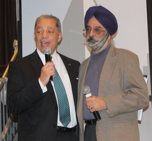 Leon Bibb and Paramjit Singh