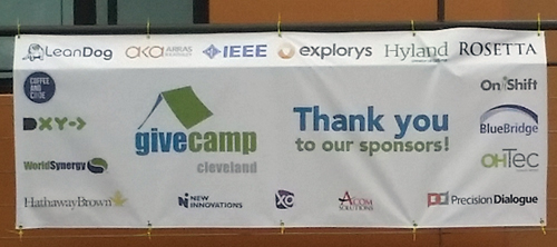 Cleveland GiveCamp 2015 sponsors