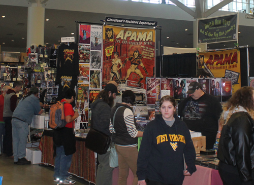 Apama booth at Comic Con Cleveland