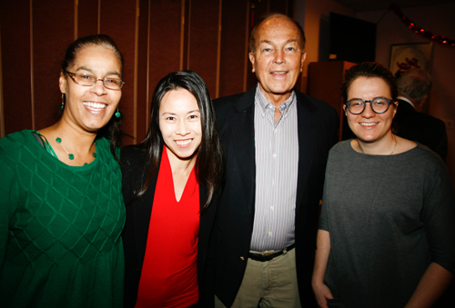 Councilwoman Yvonne Conwell, Lisa Wong, Ben Stefanski and Slavic Village rep 