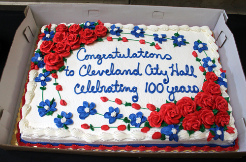 Cleveland City Hall Centennial Cake