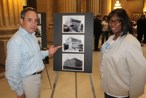 Councilman Matt Zone and Councilwoman Phyllis Cleveland