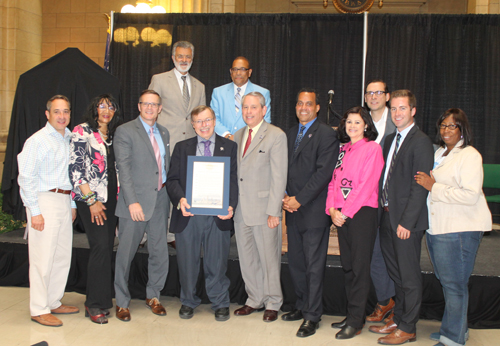 Mayor Jackson and Council and other leaders