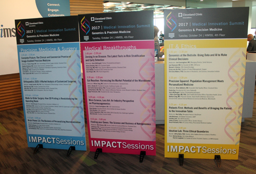 Impact sessions at 2017 Cleveland Clinic Medical Innovation Summit