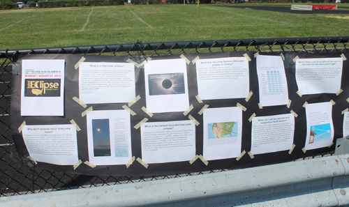 Solar Eclipse viewing event at Villa Angela High School in Cleveland