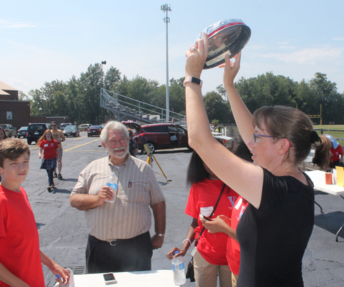 Solar Eclipse viewing event at Villa Angela High School in Cleveland