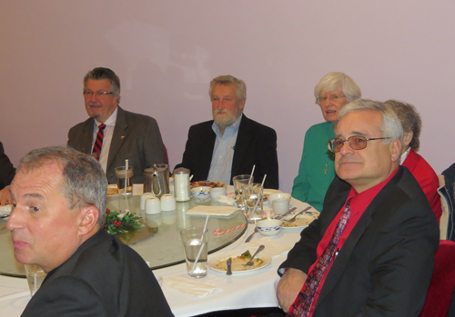 Ed Oshaben, Tim Ryan, Sister Miles, Sister Anne Maline, Ron Rerko and Mike Miller