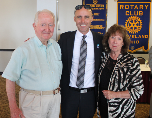 Rotarian with Dan Moulthrop and Dan Moulthrop and Beverly Ghent-Skrzynski