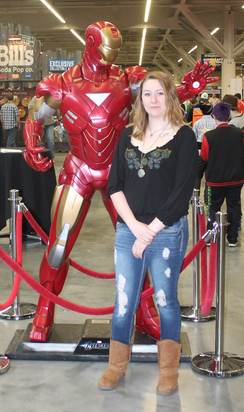 In costume at Wizard World Comic Con 2017 Cleveland