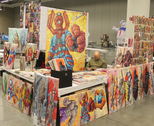 Artists at Comic Con Cleveland