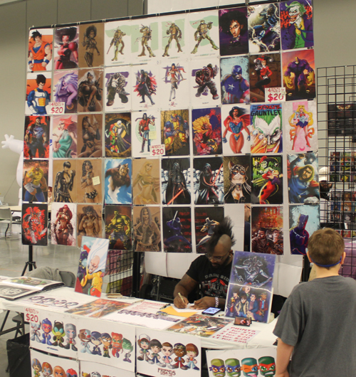 Artists at Comic Con Cleveland