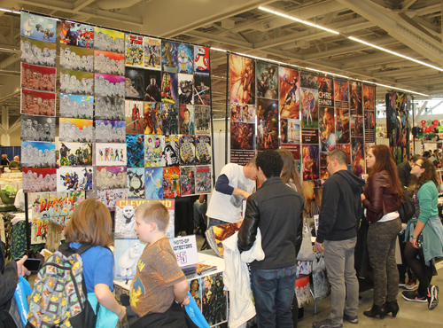 Artists at Comic Con Cleveland