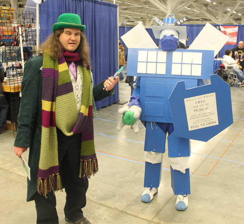 Another regeneration of Dr Who and a walking TARDIS