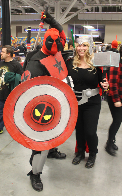 In costume at Wizard World Comic Con 2017 Cleveland