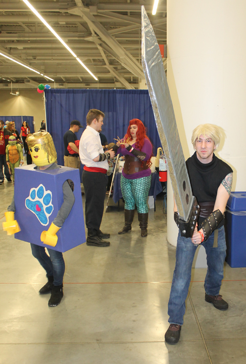 In costume at Wizard World Comic Con 2017 Cleveland