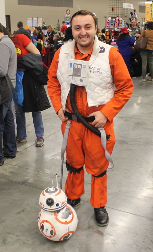 In costume at Wizard World Comic Con 2017 Cleveland