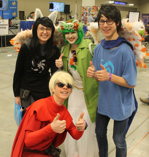 In costume at Wizard World Comic Con 2017 Cleveland