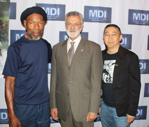 Mayor Jackson and Johnny Wu