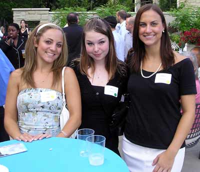 Julie Fink, Alea Moore and Andria Trivisonno