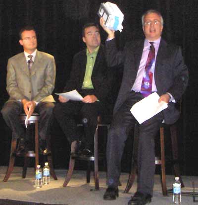 Eugene Sanders, Cisco's Robert Lloyd, Scott Rourke, Lev Gonick