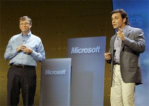 Bill Gates and Ford President Mark Fields