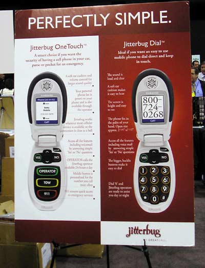 Jitterbug cell phone from Samsung