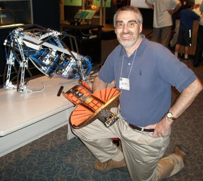 Dr. Roger Quinn and Morphing Micro Air and Land Vehicle (MMALV) robot