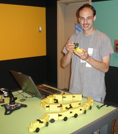 Salamander robot creator Alessandro Crespi