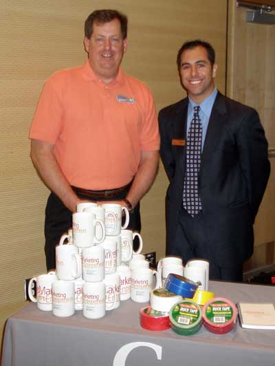 Keynote Speaker John Jantsch and event Coordinator Brad Kleinman