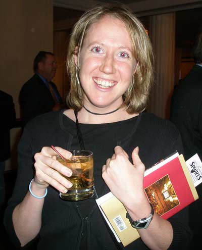 Michelle Sikes at the Greater Cleveland Sports Awards Banquet January 24, 2008