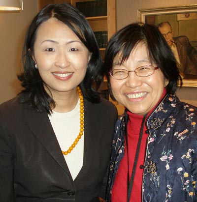 Jane Hyun with immigration attorney Margaret W. Wong