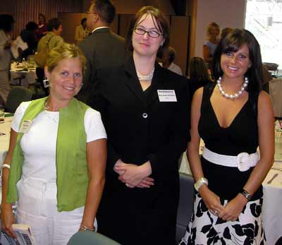Patricia Klavora of Marketing 360, Mary Stewart McGovern of Stewart McGovern Enterprises and Sarah Moore of eSearch 