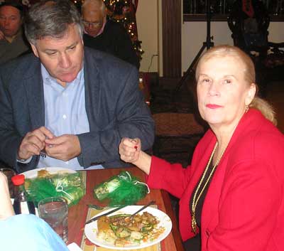 PerceptIS CEO Bill Bradfield with Dr. Marcia Zashin of the Cleveland Public School's Project Act