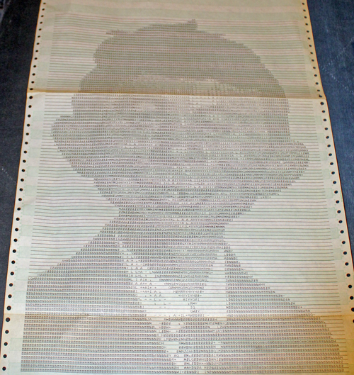 Alfred E. Newman ASCII art