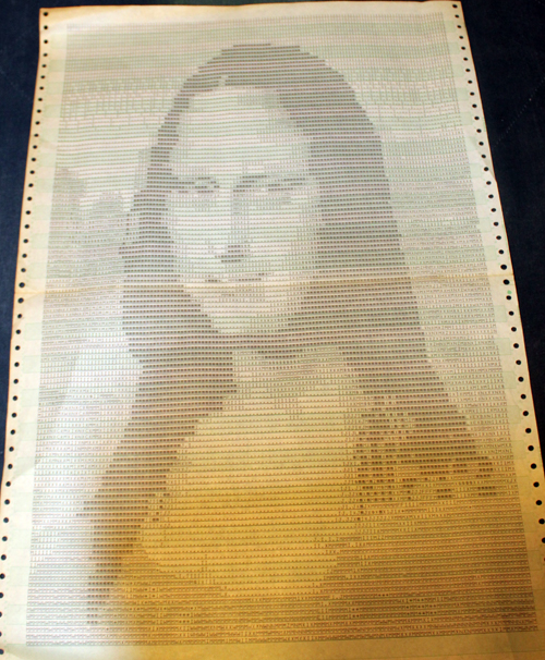 Mona Lisa ASCII art
