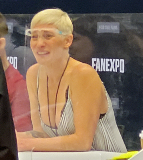 Katee Sackhoff at Fan Expo Cleveland
