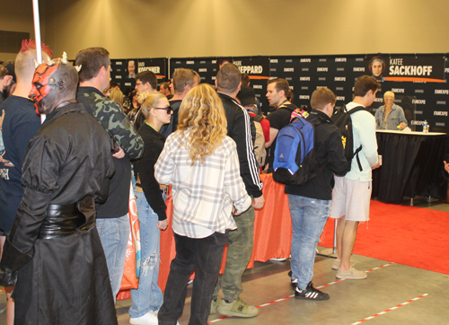 Katee Sackhoff at Fan Expo Cleveland